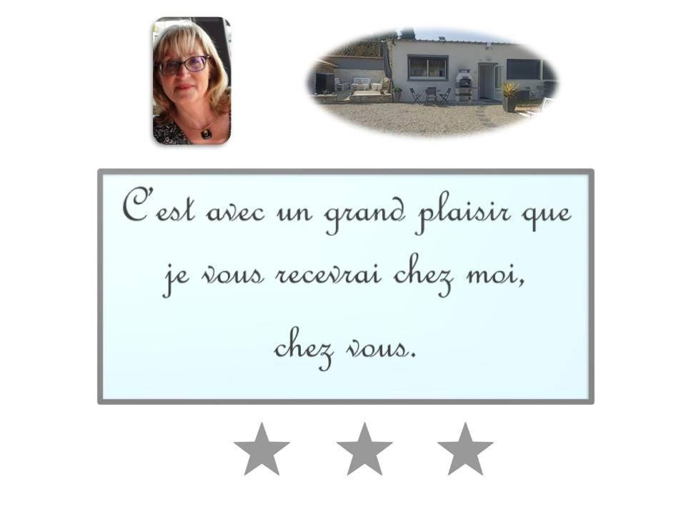 L'étape da Estrela - Adorable logement, Cosy, Calme, WIFI, Plain-pied, proche de Giverny Vernon  Extérieur photo