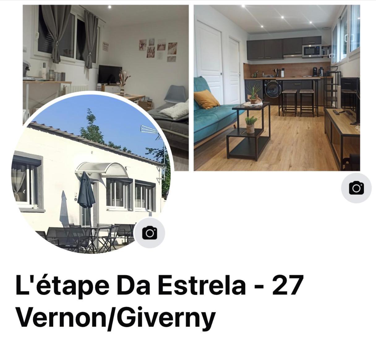 L'étape da Estrela - Adorable logement, Cosy, Calme, WIFI, Plain-pied, proche de Giverny Vernon  Extérieur photo